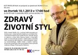 ZDRAV IVOTN STYL - PEDNKA tvrtek 10.1.2013 od 17:00 hodin